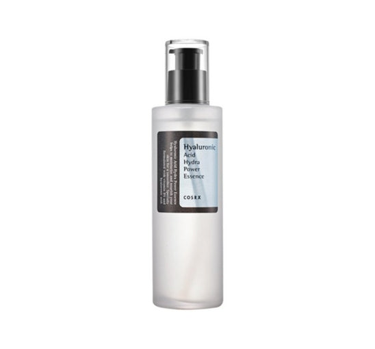CosRX Hyaluronic Acid Power Essence bottle on a white background