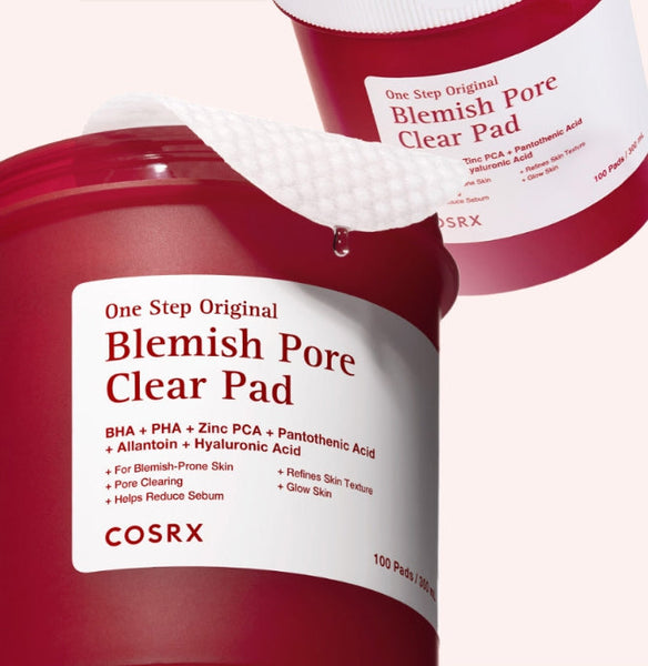 2 x COSRX One Step Original Blemish Pore Clear Pad, 100 Pads  from Korea