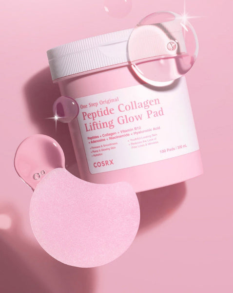 COSRX One Step Original Peptide Collagen Lifting Glow Pad, 100 Pads  from Korea