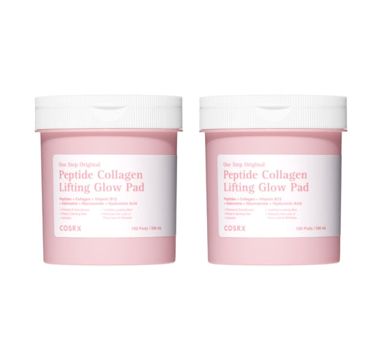 COSRX One Step Original Peptide Collagen Lifting Glow Pad, 100 Pads  from Korea