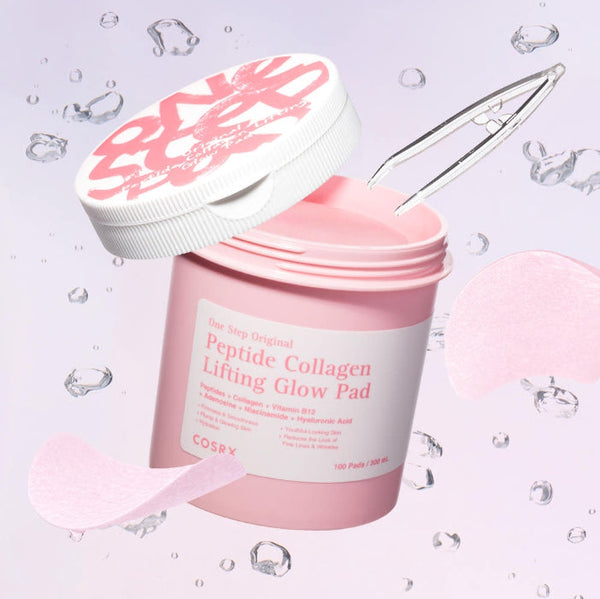 COSRX One Step Original Peptide Collagen Lifting Glow Pad, 100 Pads  from Korea