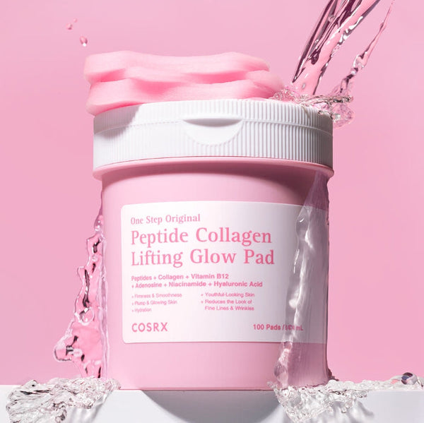 COSRX One Step Original Peptide Collagen Lifting Glow Pad, 100 Pads  from Korea