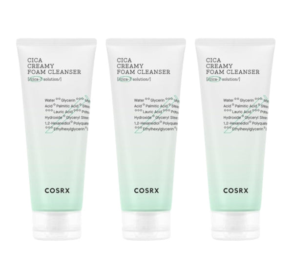 3 x COSRX Pure Fit Cica Creamy Foam Cleanser 150ml from Korea by COSRX
