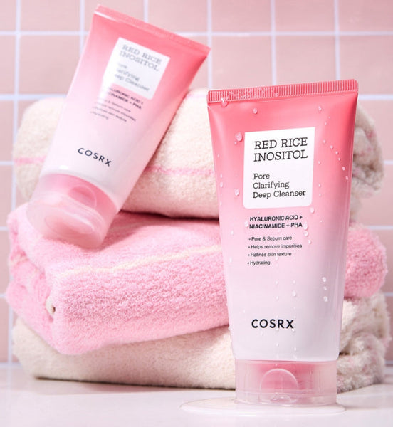 2 x COSRX RED RICE INOSITOL Pore Clarifying Deep Cleanser 150ml from Korea