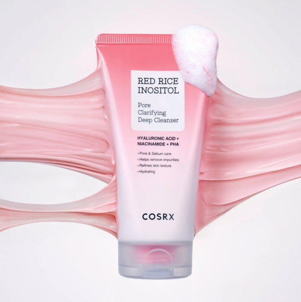2 x COSRX RED RICE INOSITOL Pore Clarifying Deep Cleanser 150ml from Korea