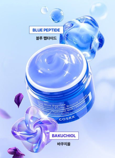 2 x COSRX The Blue Peptide Bakuchiol Plump Bounce Cream 50ml from Korea
