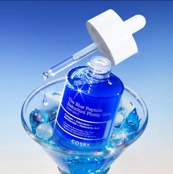 2 x COSRX The Blue Peptide Bakuchiol Plump Glow Serum 50ml from Korea