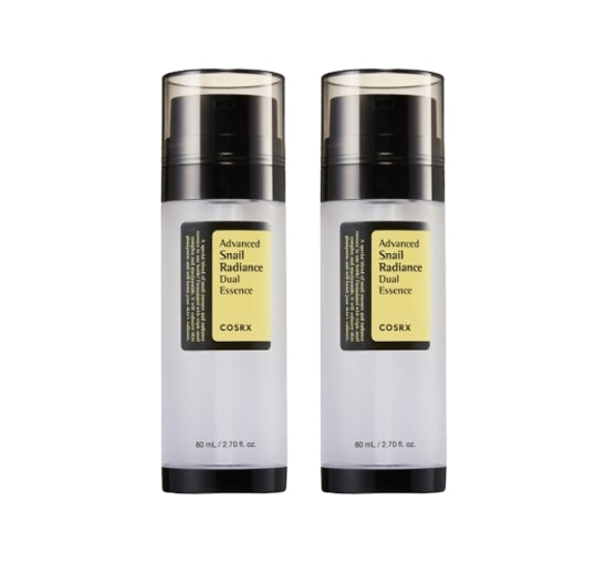 2 X COSRX Advanced Snail Radiance Dual Essence 80ml from Korea