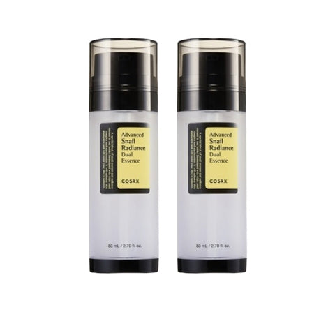 2 X COSRX Advanced Snail Radiance Dual Essence 80ml from Korea