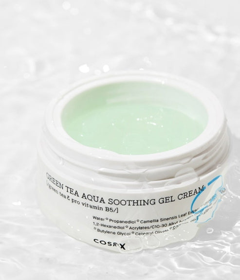 COSRX Hydrium Green Tea Aqua Soothing Gel Cream 50ml from Korea by COSRX