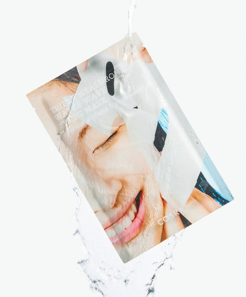 10 x COSRX Hydrium Triple Hyaluronic Water Wave Sheet Mask from Korea