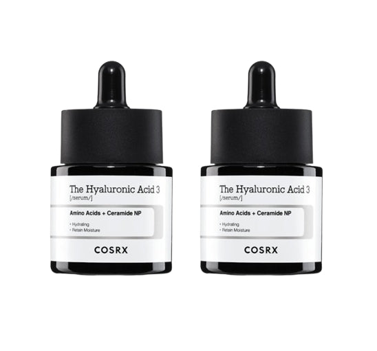 2 x COSRX The Hyaluronic Acid 3 Serum 20ml from Korea