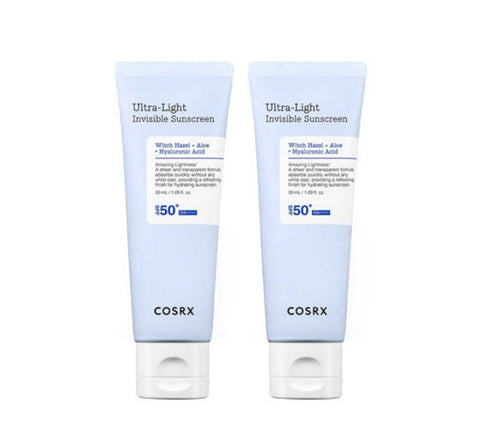 2 x COSRX Ultra-Light Invisible Sunscreen 50ml SPF50+ PA++++ from Korea