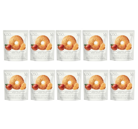 10 x DELIGHT PROJECT Apple Coconut Soboro Bagel Chip 50g from Korea