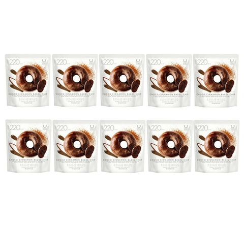 10 x DELIGHT PROJECT Choco Cinnamon Bagel Chip 50g from Korea