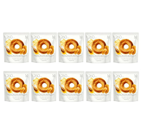 10 x DELIGHT PROJECT Honey Butter Bagel Chip 60g from Korea