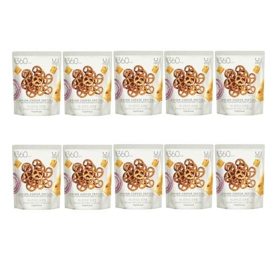 10 x DELIGHT PROJECT Onion Cheese Pretzel 70g from Korea