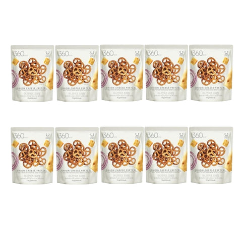 10 x DELIGHT PROJECT Onion Cheese Pretzel 70g from Korea