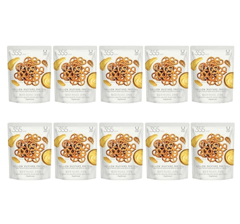 10 x DELIGHT PROJECT Yellow Mustard Pretzel 70g from Korea