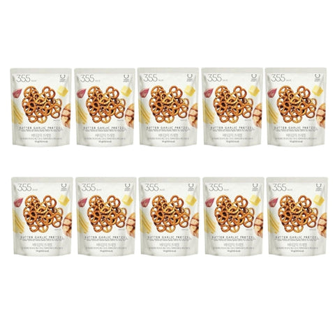 10 x DELIGHT PROJECT Butter Garlic Pretzel 70g from Korea