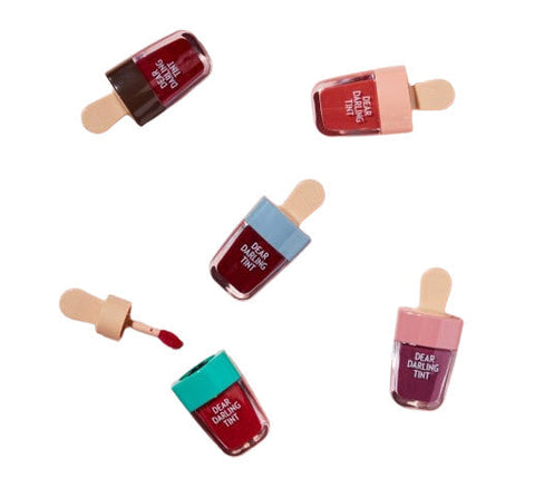 3 x ETUDE Dear Darling Water Gel Tint (Ice Cream Tint) 4.5g, 5 Colours from Korea