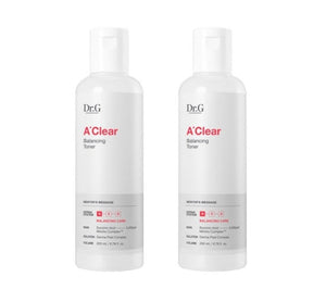 2 x Dr.G A-Clear Balancing Toner 200ml from Korea