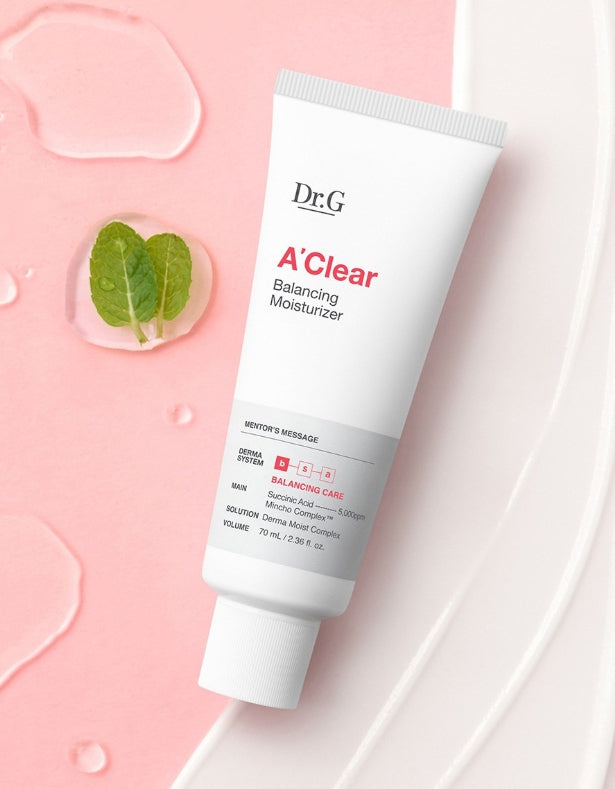 2 x Dr.G A'clear Balancing Moisturizer 70ml from Korea
