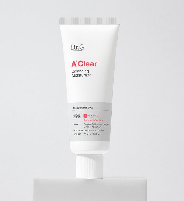 2 x Dr.G A'clear Balancing Moisturizer 70ml from Korea