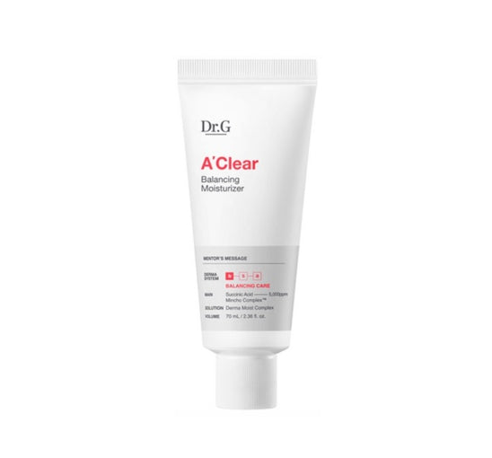Dr.G A'clear Balancing Moisturizer 70ml from Korea