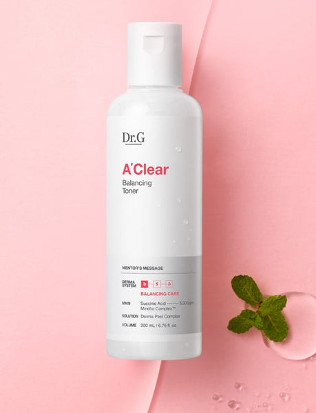 2 x Dr.G A'clear Balancing Toner 200ml from Korea