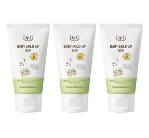 3 x Dr.G Baby Mild Up Sun Cream SPF35 PA+++ 60ml from Korea