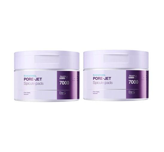 2 x Dr.G Bakuchiol Pore-Jet Spicule Pads 30 Pads from Korea