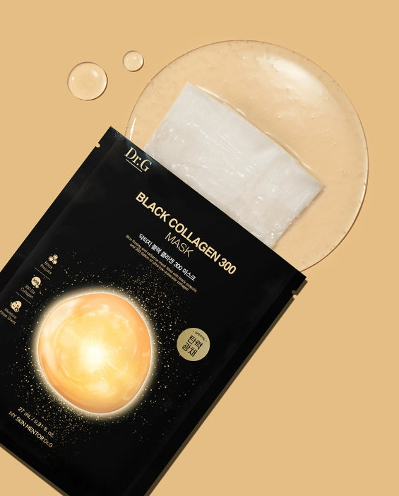 4 x Dr.G Black Collagen 300 Mask 27g from Korea by Dr.G
