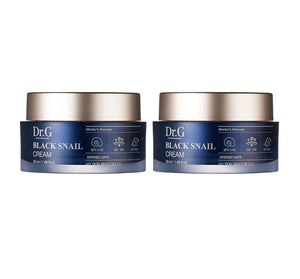 2 x Dr.G Black Snail Cream 50ml from Korea