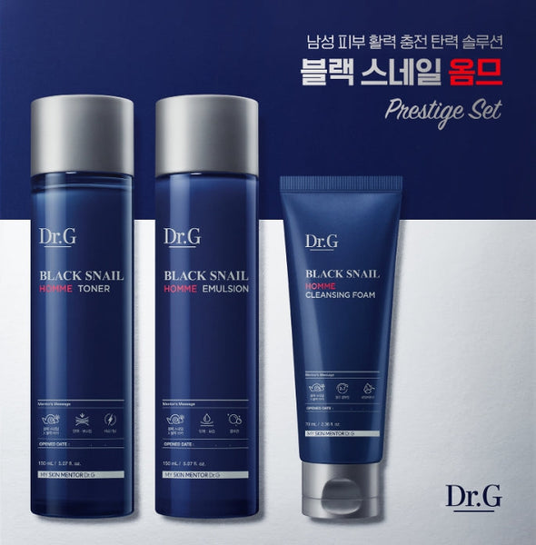 Dr.G Black Snail Homme Prestige Set (3 Items) from Korea