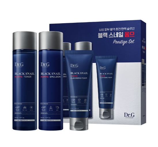 Dr.G Black Snail Homme Prestige Set (3 Items) from Korea