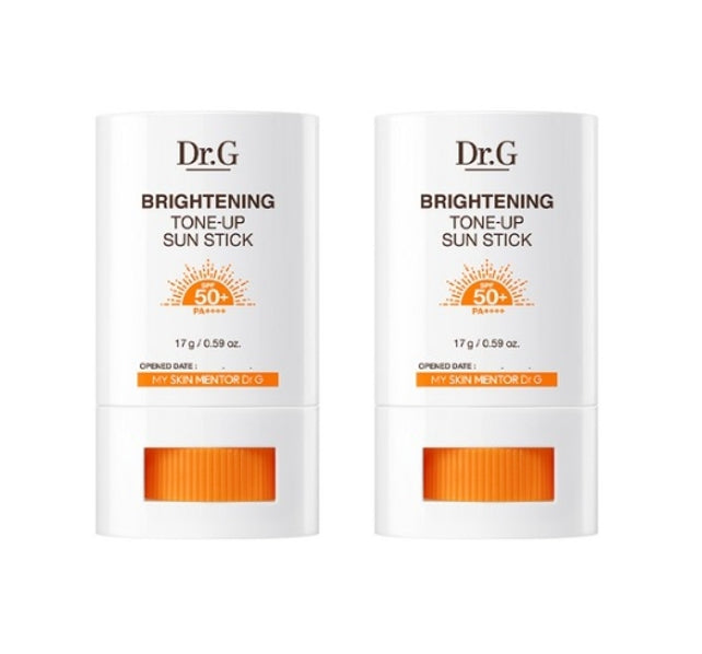 2 x Dr.G Brightening Tone-up Sun Stick SPF50+ PA++++ 17g from Korea