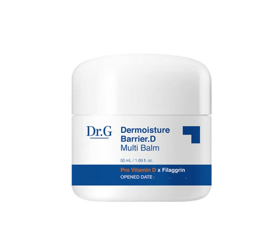 Dr.G Dermmoisture Barrier.D Multi Balm jar on a white background