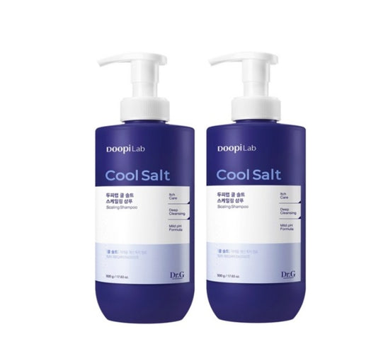 2 X Dr.G Doopi Lab Cool Salt Scaling Shampoo 500g from Korea