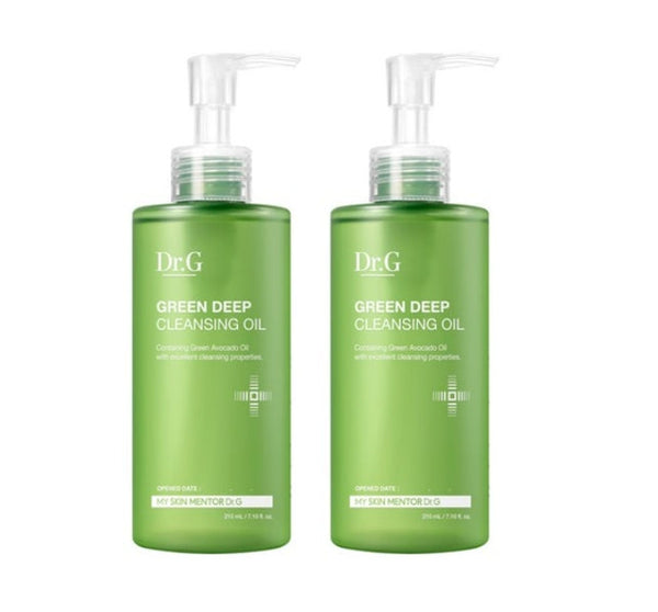 2 x Dr.G Green Deep Cleansing Oil 210ml from Korea