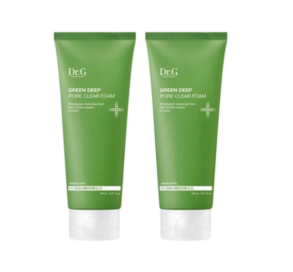 2 x Dr.G Green Deep Pore Clear Foam 200ml from Korea