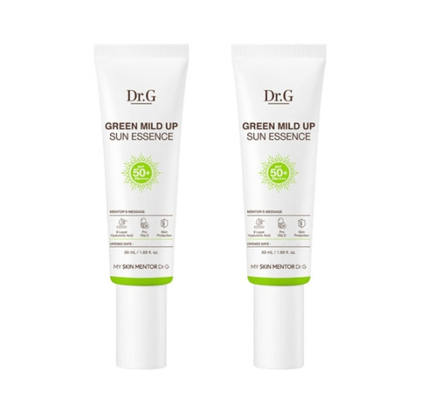 2 x Dr.G Green Mild Up Sun Essence SPF50+ PA++++ 50ml from Korea