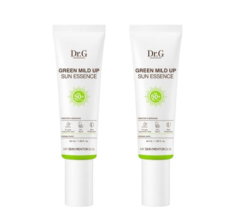 2 x Dr.G Green Mild Up Sun Essence SPF50+ PA++++ 50ml from Korea