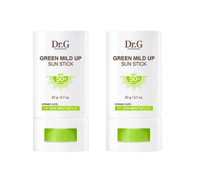 2 x Dr.G Green Mild Up Sun Stick 20g SPF50+ PA++++ from Korea