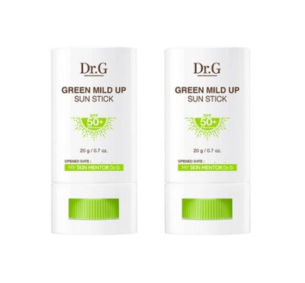 2 x Dr.G Green Mild Up Sun Stick SPF50+ PA++++ 20g from Korea