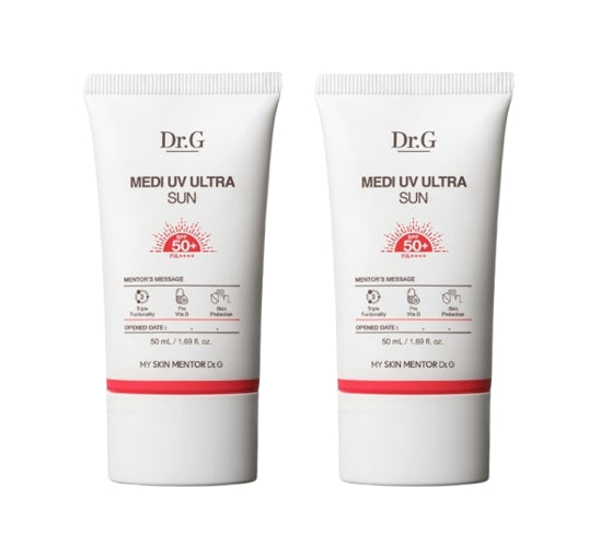 2 x Dr.G Medi UV Ultra Sun 50ml SPF 50+ PA++++ from Korea