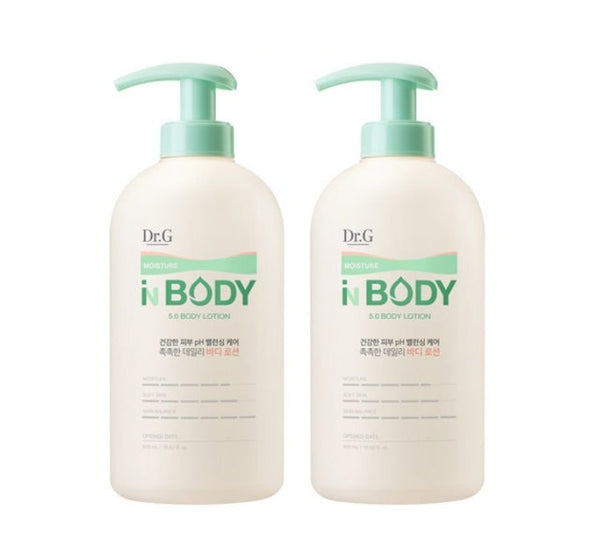 2 x Dr.G Moisture in Body 5.0 Body Lotion 500ml from Korea