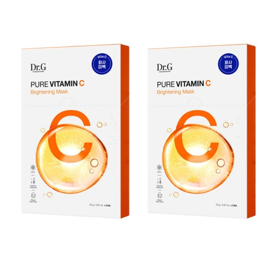 10 x Dr.G Pure Vitamin C Brightening Mask 23g from Korea