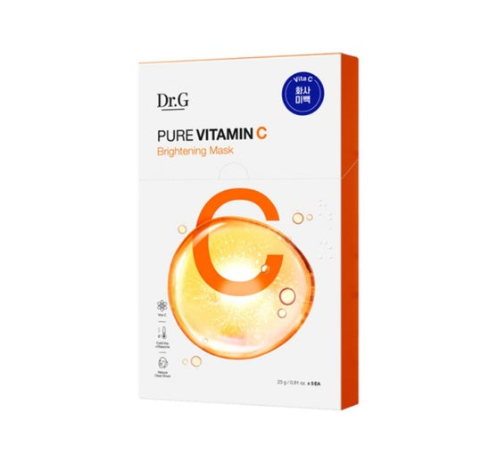 5 x Dr.G Pure Vitamin C Brightening Mask 23g from Korea