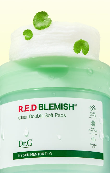 Dr.G R.E.D Blemish Clear Double Soft Pads 60 Pads from Korea by Dr.G